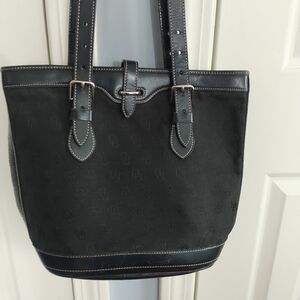 Dooney and Bourke Vintage Cabriolet Bucket Bag Black